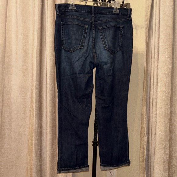 Eddie Bauer Denim - Eddie Bauer Dark Blue Women's Boyfriend Jeans~Sz 10 in Tall